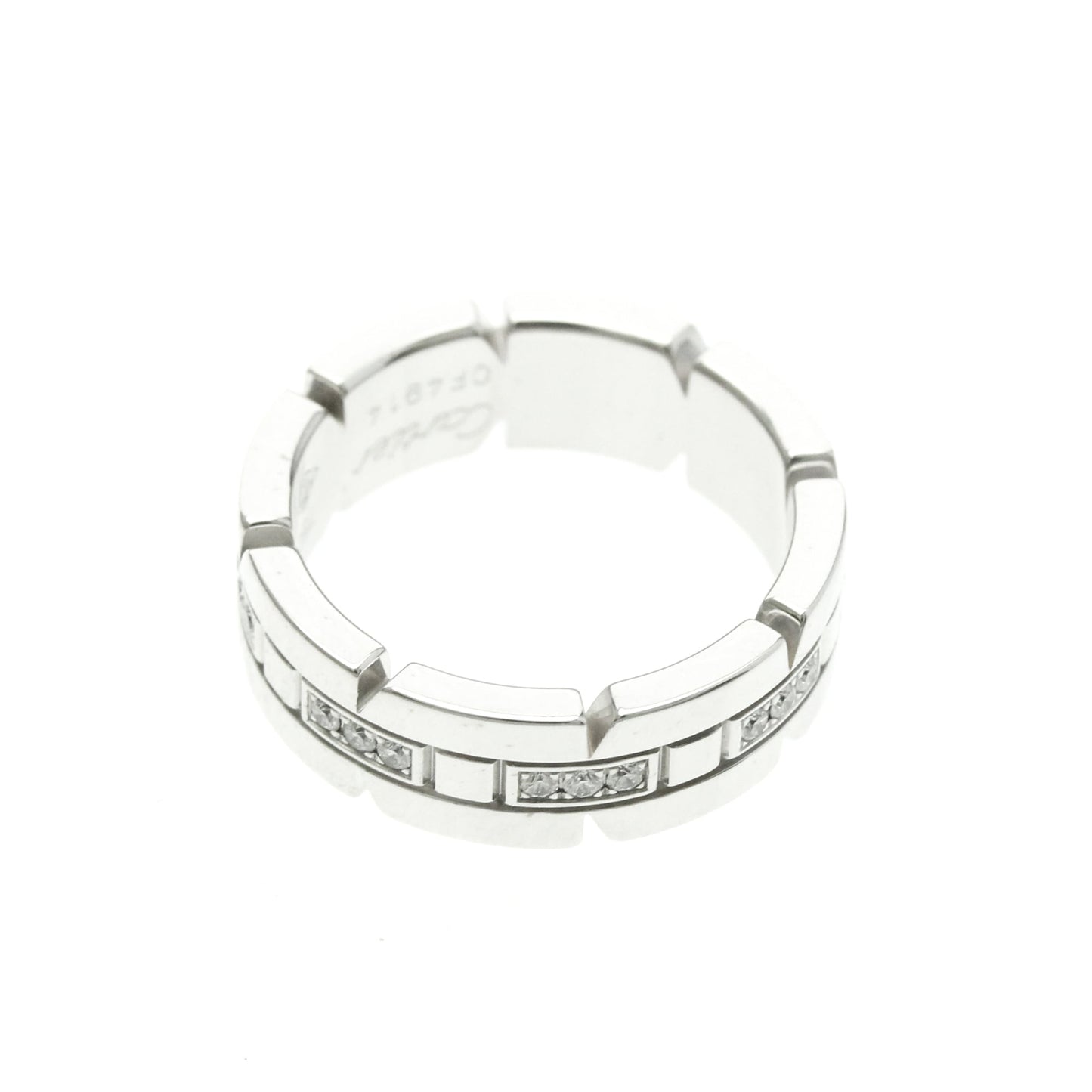 Cartier Tank Française · 18K White Gold · Diamond
