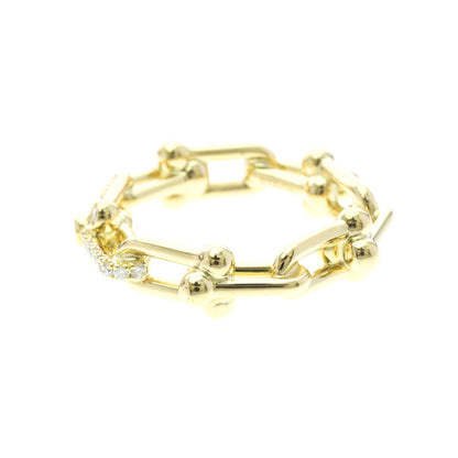 Tiffany Hardware · 18K Yellow Gold · Diamond · Size 7 (EU 57.5)