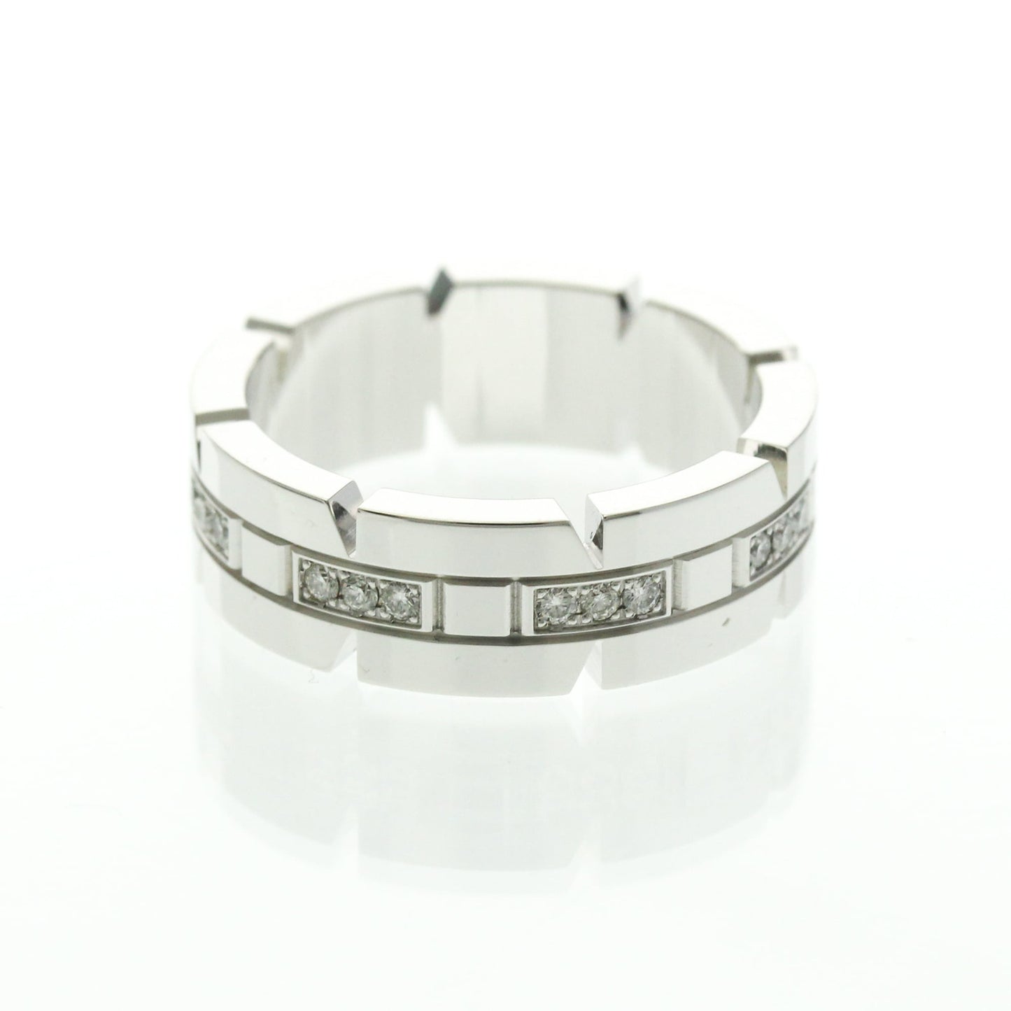 Cartier Tank Française · 18K White Gold · Diamond