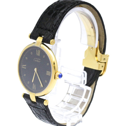 Cartier Must Vendome · Gold Plated · Quartz