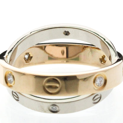 Cartier Be Love · Half Diamond · Two-Tone Gold