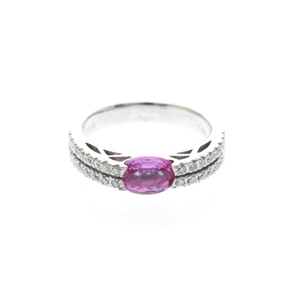 Ponte Vecchio · Sapphire & Diamond · 18K · Size 5.2 (EU 50.5)