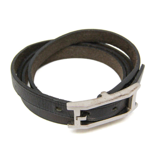 Hermès Hapi III · Leather Choker Bangle