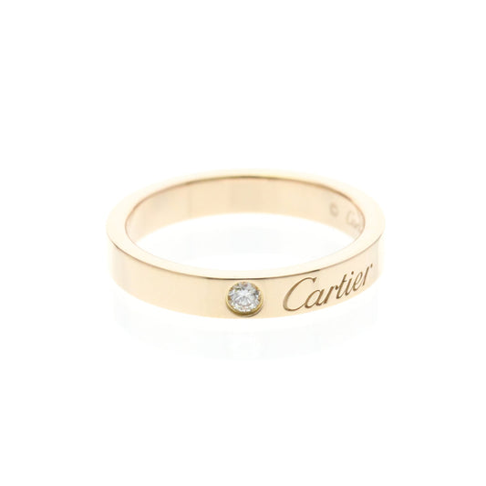 Cartier C de Cartier · Rose Gold · Diamond · Size 4.75 (EU 51.88)