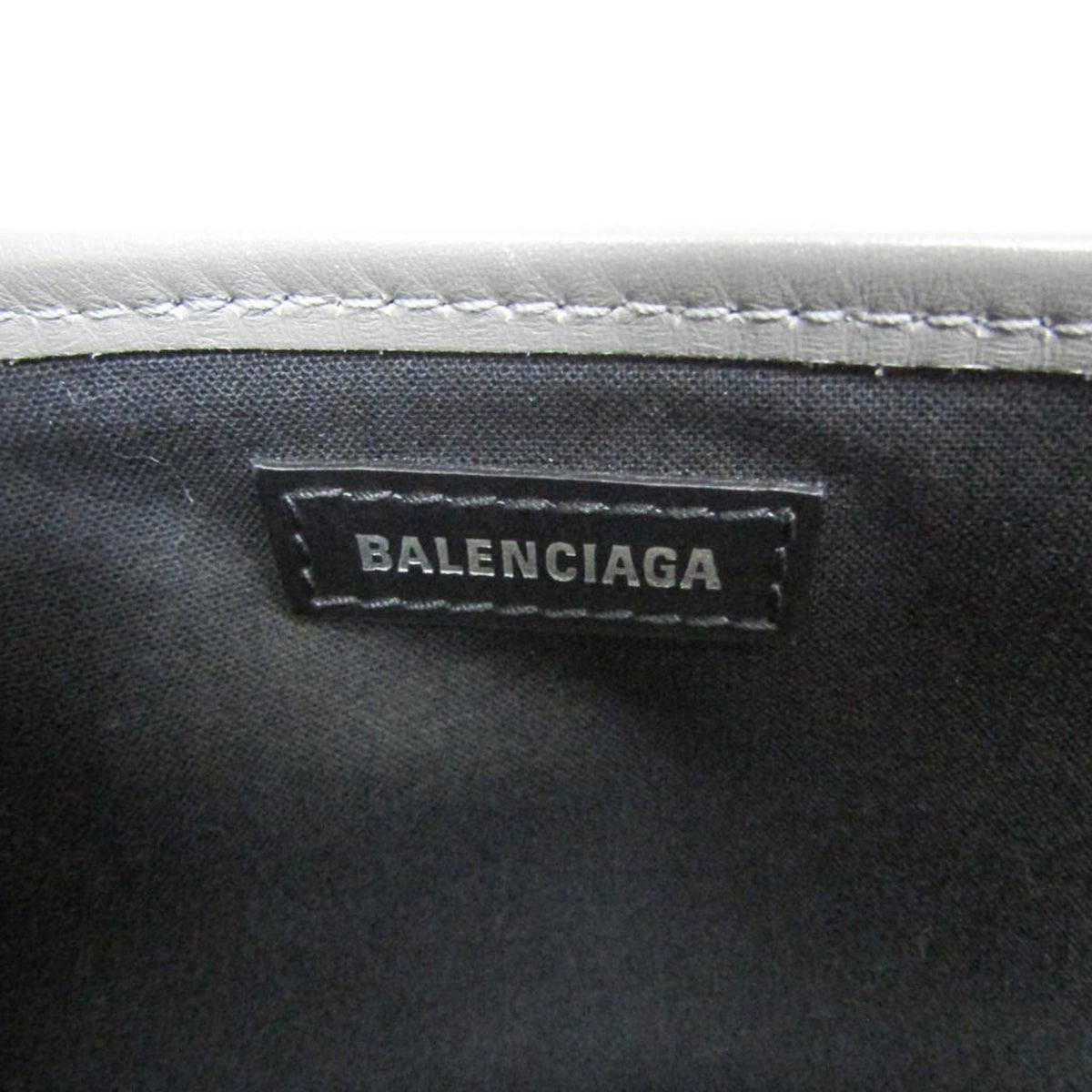 Balenciaga Navy Cabas S · Canvas & Leather