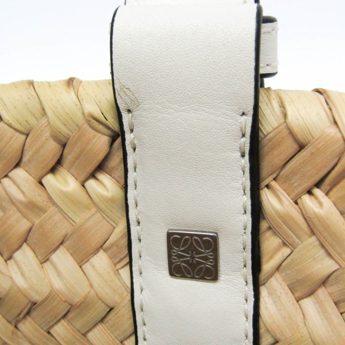Loewe Basket · Small · Palm Leaf