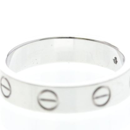Cartier Mini Love · 18K White Gold · Diamond · Size 4.5 (EU 51.25)