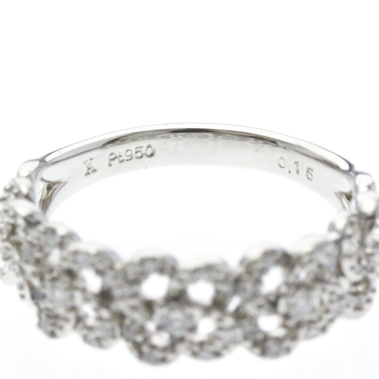 Vendome Aoyama Diamond · Platinum Band Ring