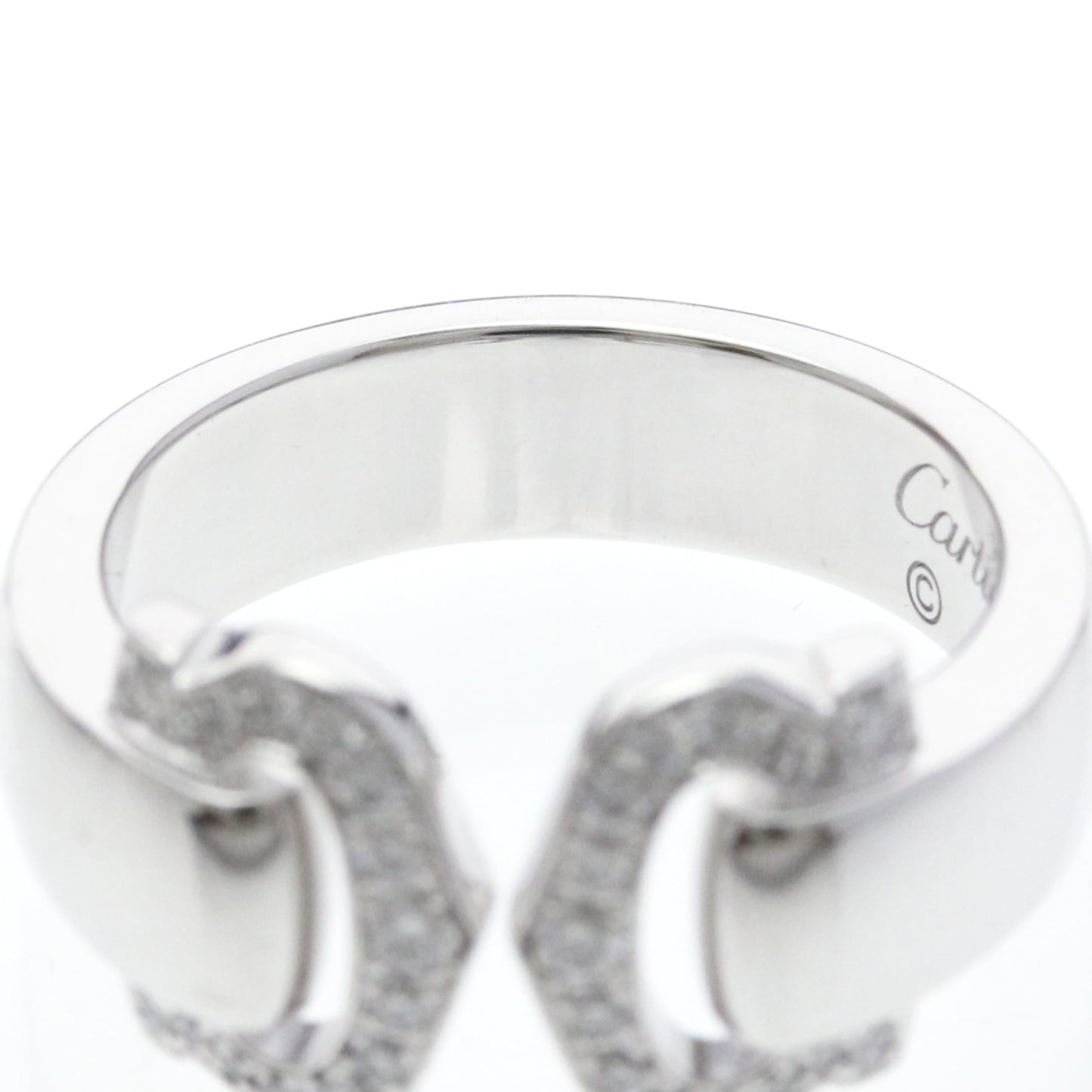 Cartier 2C Boucle Diamond · 18K White Gold