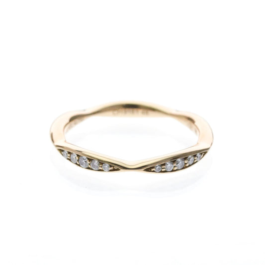 Chanel Camellia · Rose Gold · Diamond · Size 4.5 (EU 51.25)