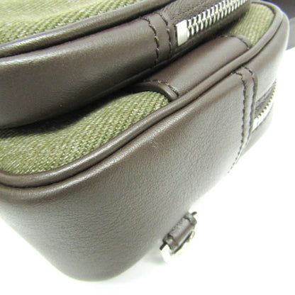 Bally · Canvas & Leather Shoulder Bag