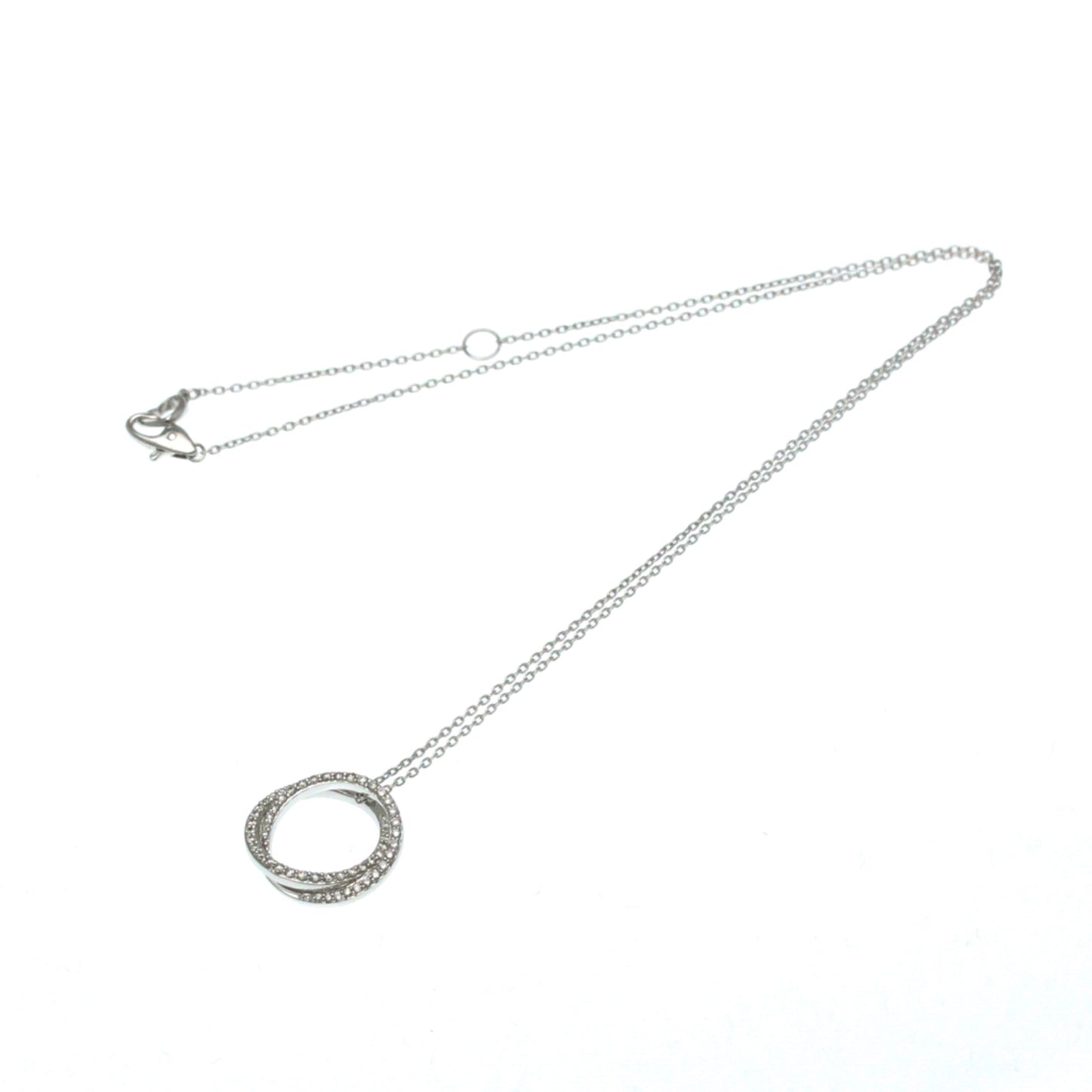 Ponte Vecchio Diamond Circle · 18K White Gold