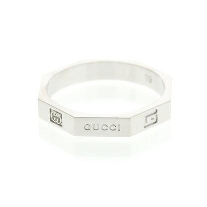 Gucci Octagonal Ring · 18K White Gold