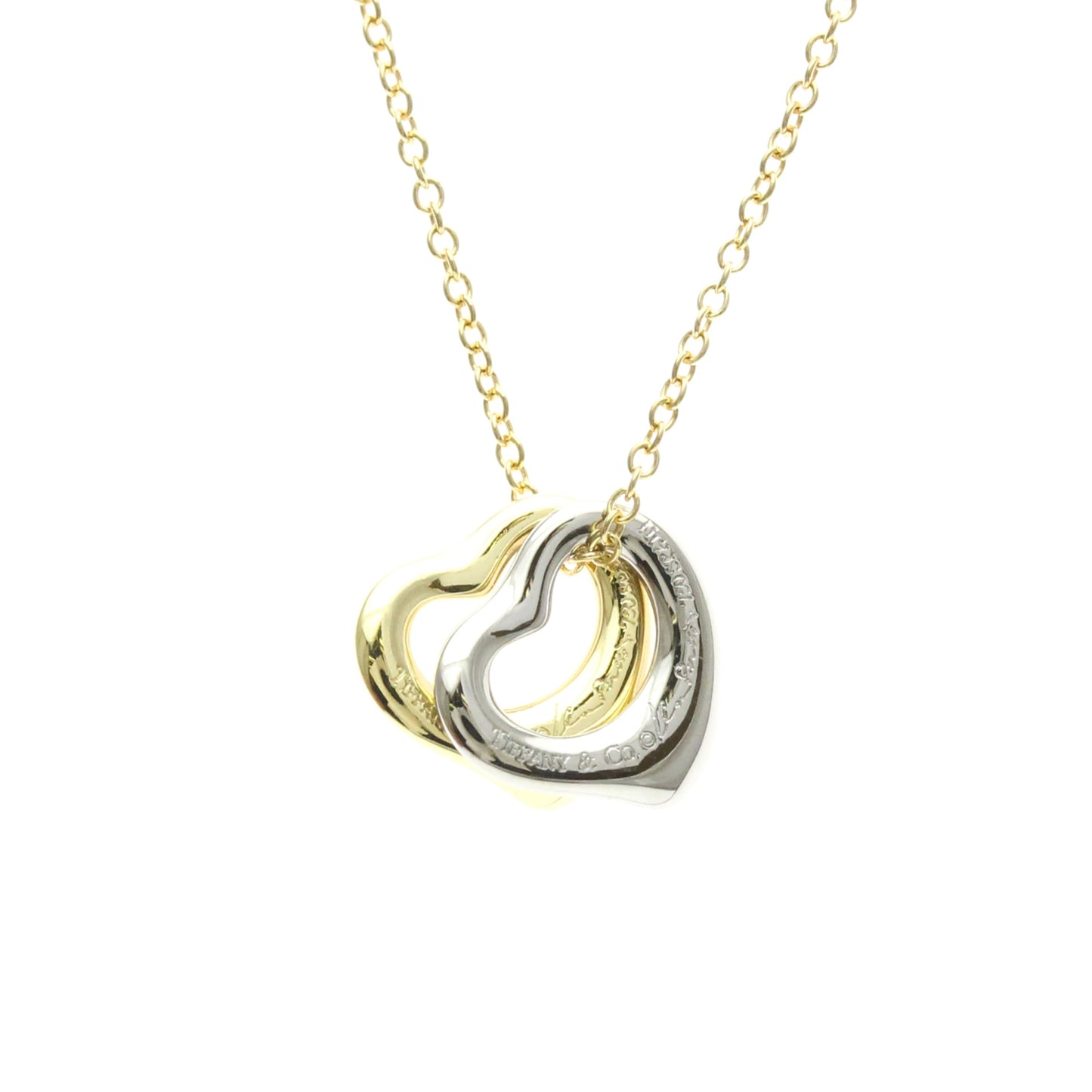 Tiffany Open Heart · Two-Tone Gold