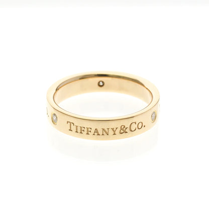 Tiffany Flat Band · Three Diamonds · Rose Gold