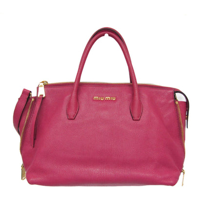 Miu Miu Madras · Leather