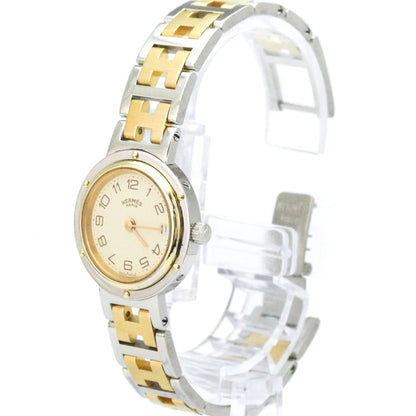 Hermès Clipper · Gold Plated Steel · Quartz