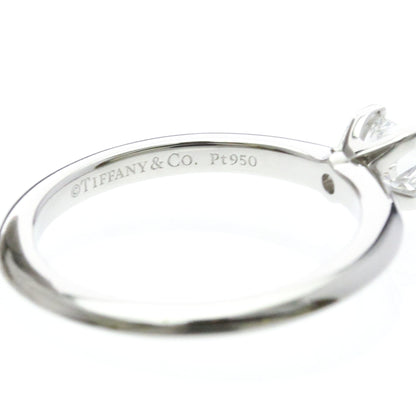 Tiffany Solitaire · Platinum · Diamond 0.22ct · Size 4 (EU 50)