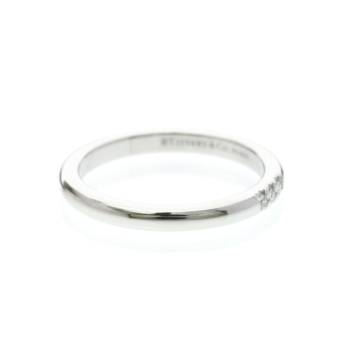 Tiffany Forever · Diamond · Platinum · Size 3.6 (EU 46.5)