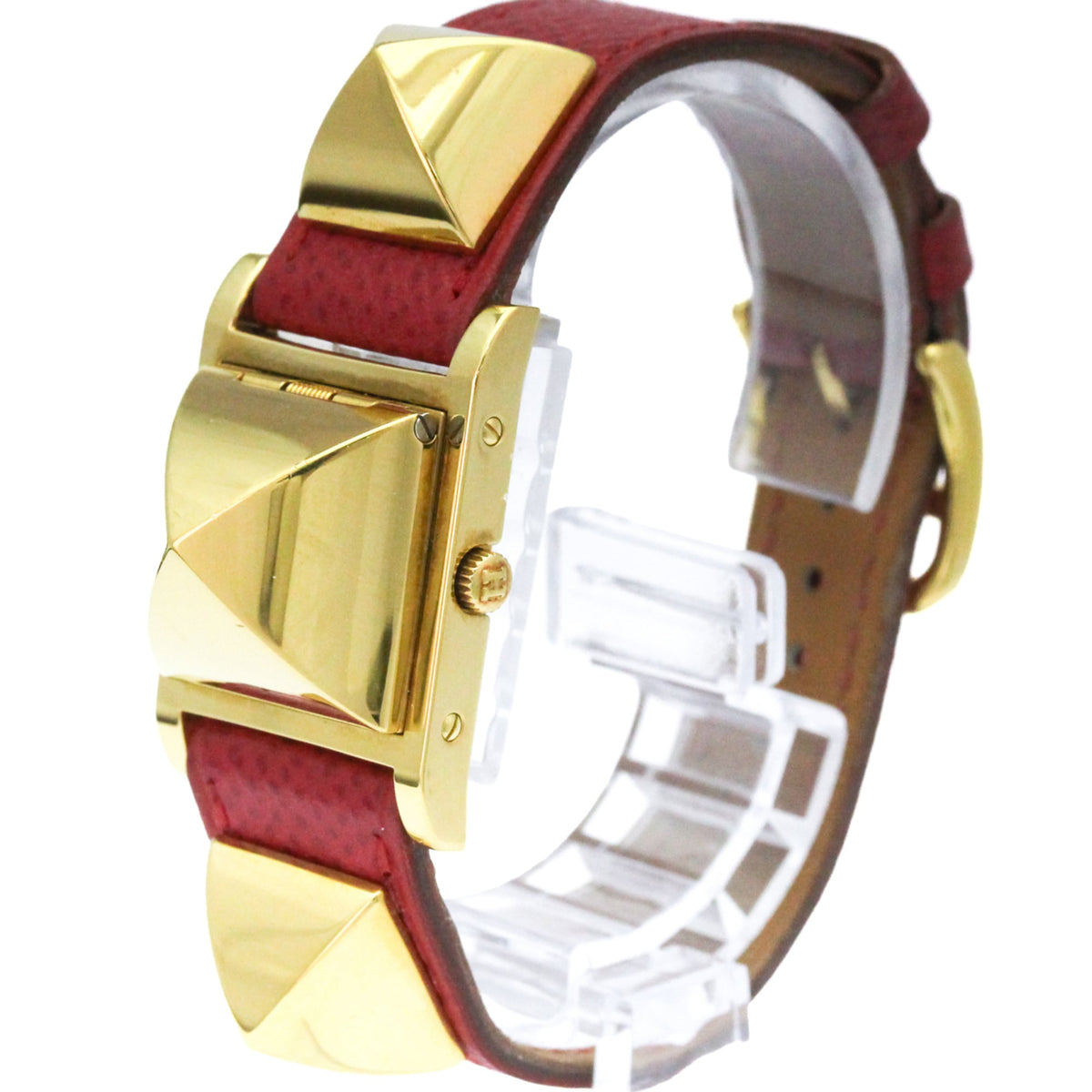 Hermes Medor · Gold Plated · Leather