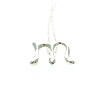 Tiffany Letter M · Sterling Silver