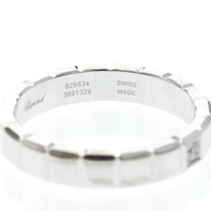 Chopard Ice Cube · 18K White Gold · Diamond · Size 7.6 (EU 56.5)