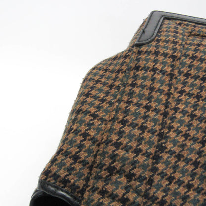 Balenciaga Navy Cabas S · Wool & Leather