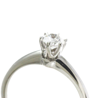 Tiffany Classic Solitaire · Platinum · Diamond · Size 4 (EU 47.5)