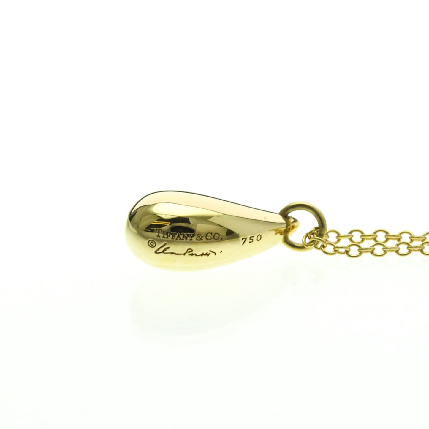 Tiffany Teardrop · 18K Yellow Gold