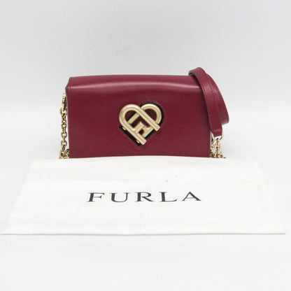 Furla Chain · Leather Shoulder Bag