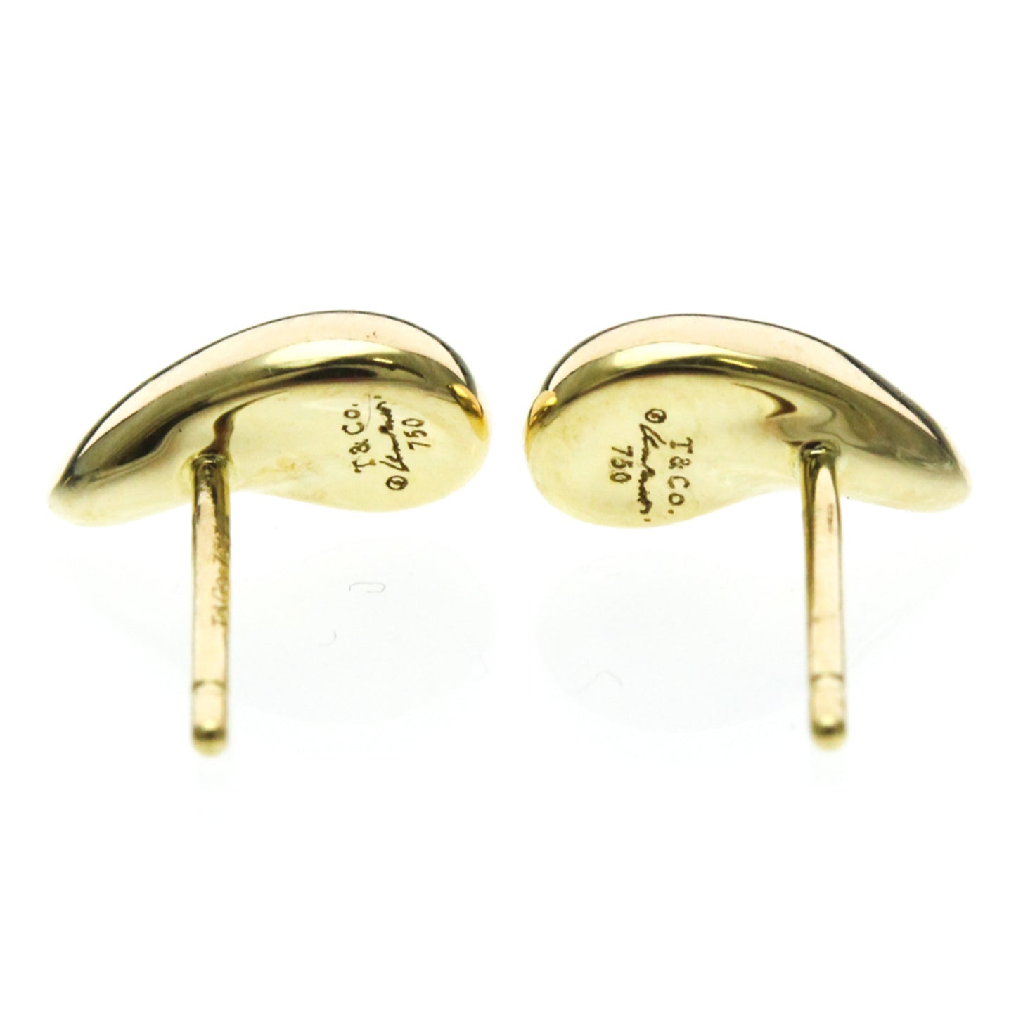 Tiffany Teardrop Studs · 18K Yellow Gold