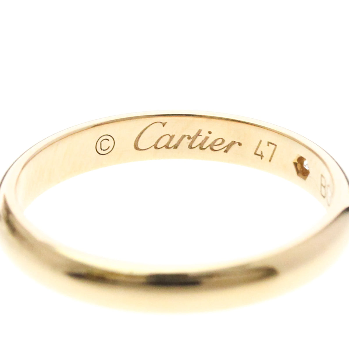 Cartier 1895 Wedding · Diamond · Rose Gold · Size 4 (EU 50)