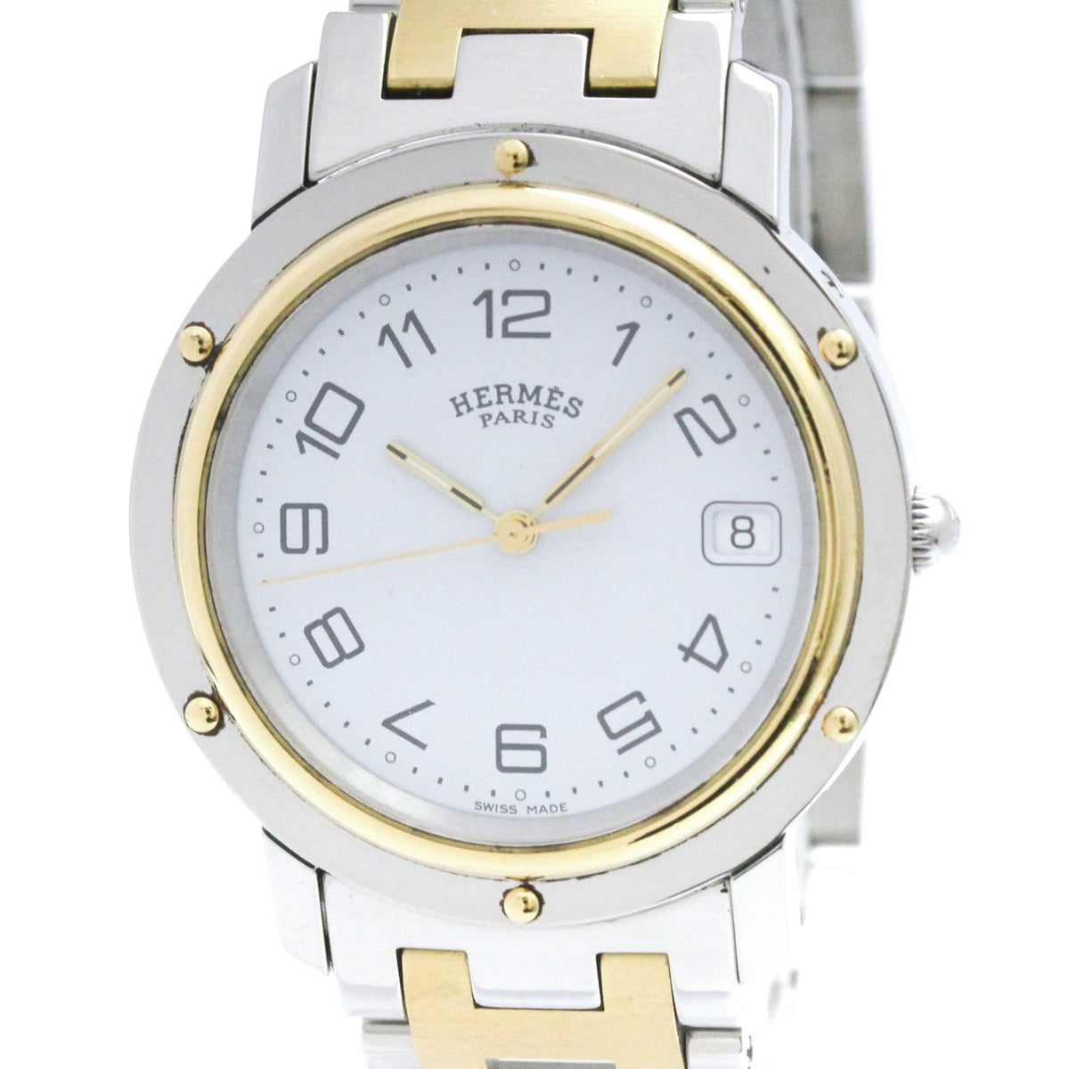 Hermès Clipper · Gold Plated Steel · Quartz