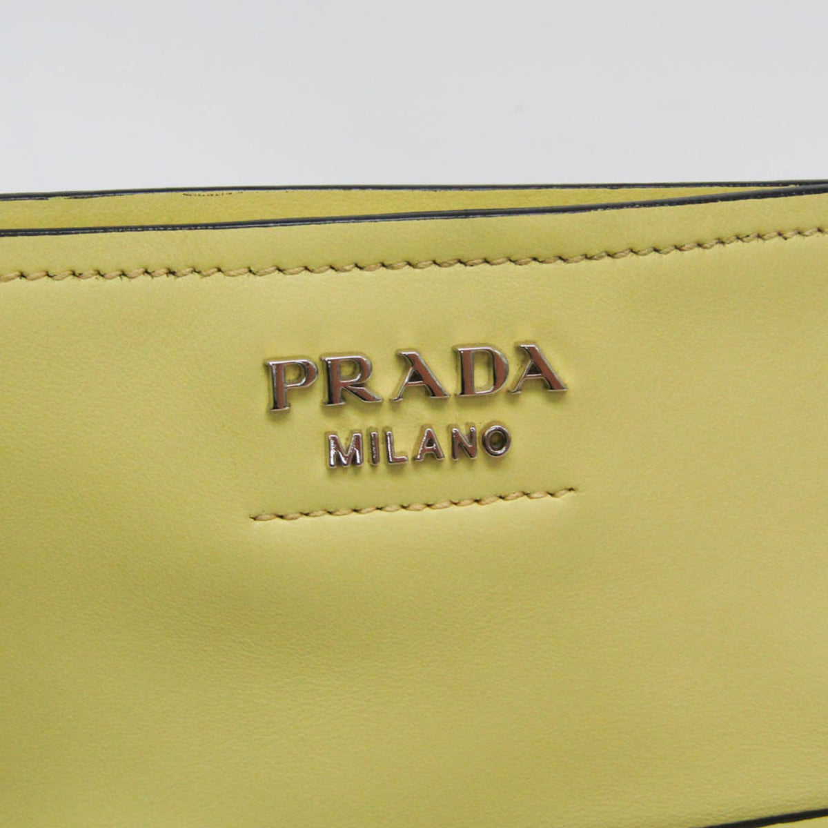 Prada City Calf · Leather Tote