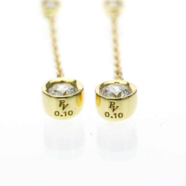 Ponte Vecchio · Diamond Drop · 18K Yellow Gold