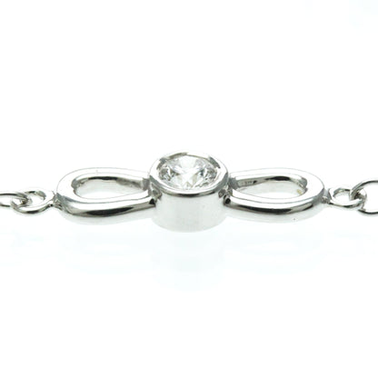 Tiffany Ribbon · Diamond · 18K White Gold