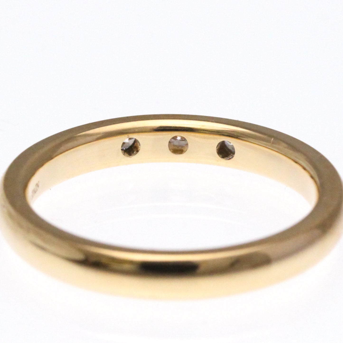 Tiffany Stacking Band · 3 Diamond · Rose Gold