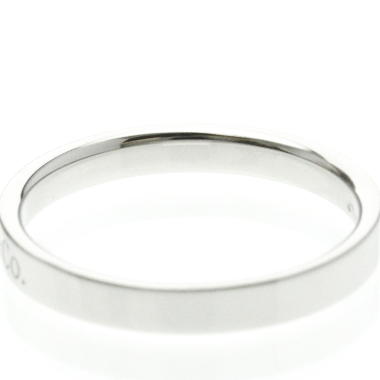 Tiffany Flat Band · Platinum