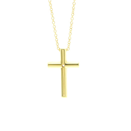 Tiffany Cross · Diamond · 18K Yellow Gold
