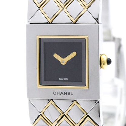 Chanel Matelasse · 18K Yellow Gold · Steel