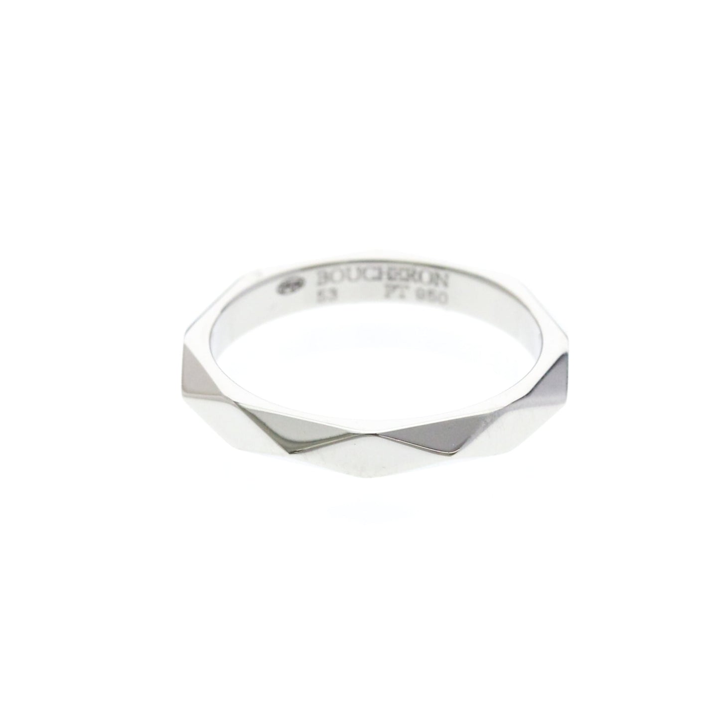 Boucheron Faceted · Platinum