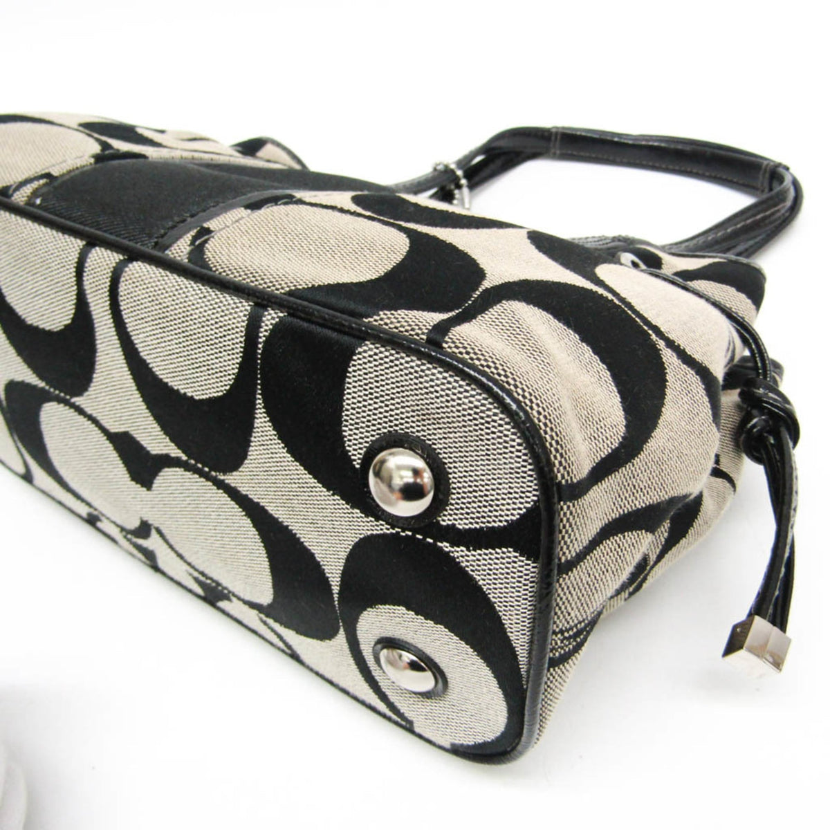 Coach Signature Stripe · Canvas & Leather