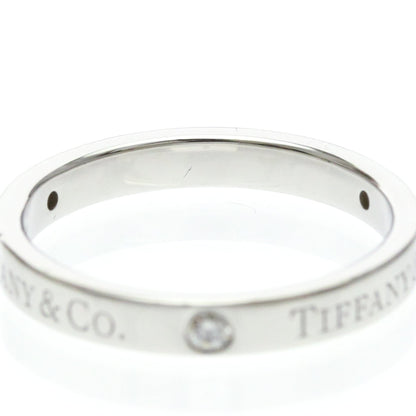 Tiffany Flat Band · Diamonds · Platinum