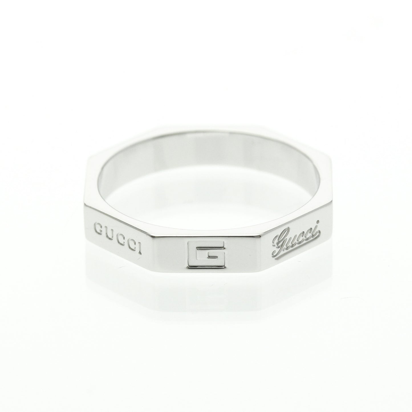 Gucci Octagonal · 18K White Gold