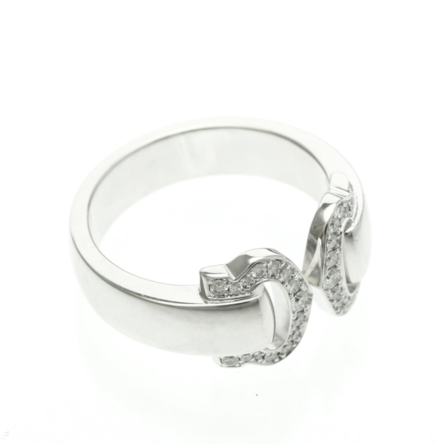 Cartier 2C Boucle · Diamond · 18K White Gold