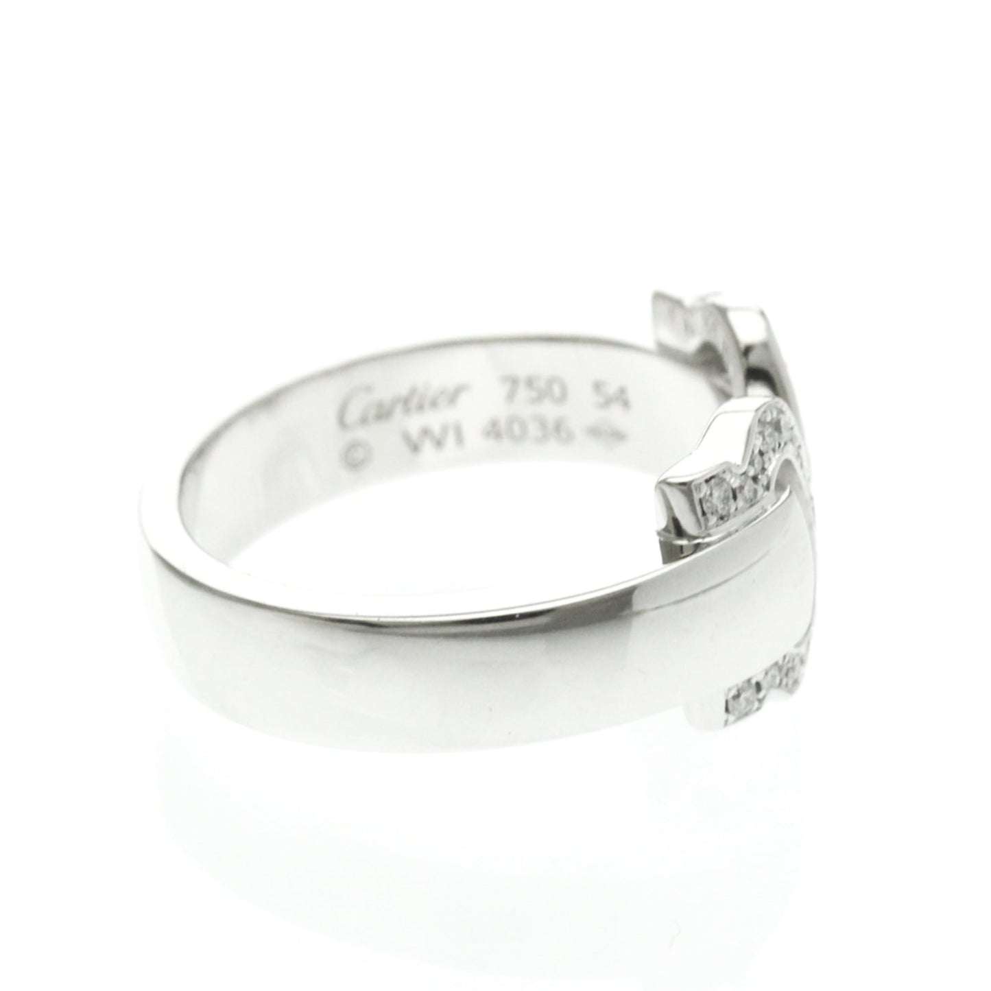Cartier 2C Boucle · Diamond · 18K White Gold