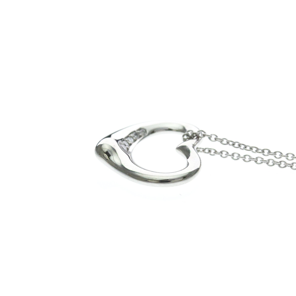 Tiffany Open Heart · Platinum · Diamond