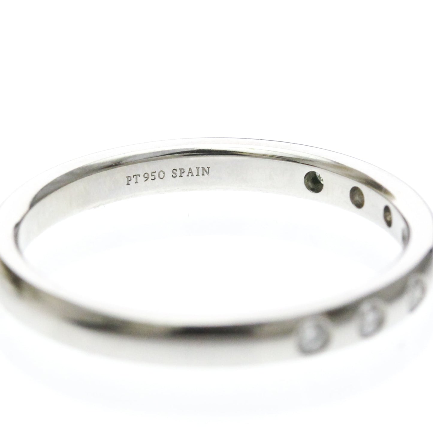 Tiffany Stacking Band · Platinum · 8 Diamonds