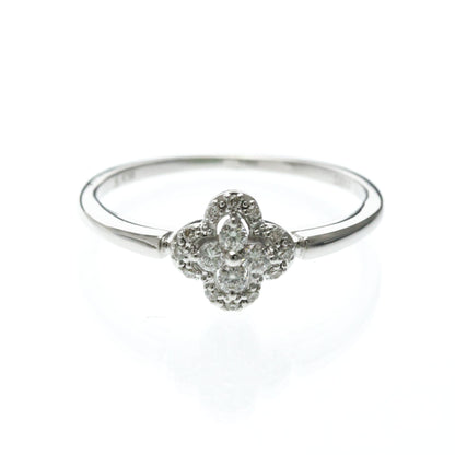 Vendome Aoyama Clover Diamond · 18K White Gold