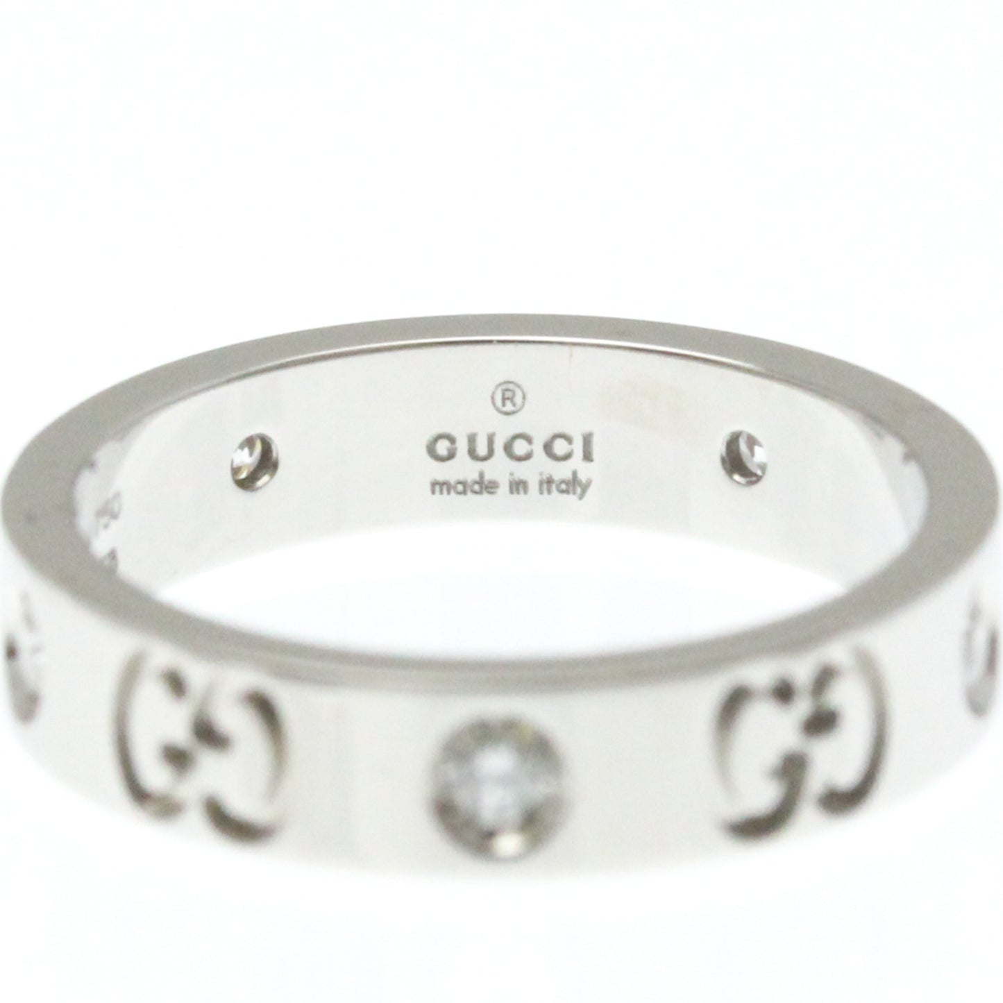 Gucci Icon · Diamond · 18K White Gold